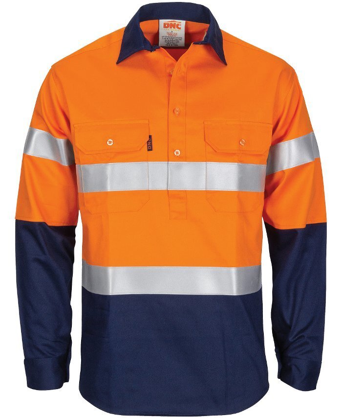 DNC Patron Saint® Hi Vis Flame Retardant ARC Rated Shirt L/S With 3M F/R Tape | Work In It - Foto 10