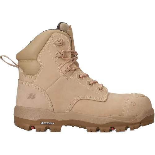 WORKWEAR, SAFETY & CORPORATE CLOTHING SPECIALISTS - Mallee - LADIES 150mm Zip sided steel toe safety boot - (US SIZING)