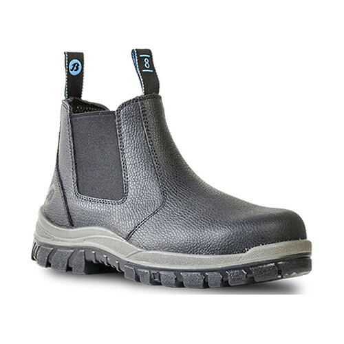 WORKWEAR, SAFETY & CORPORATE CLOTHING SPECIALISTS Naturals - Hercules - Black Rambler Slip On Safety Boot