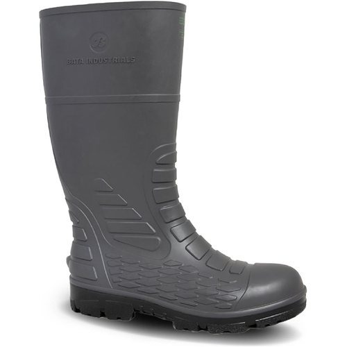 WORKWEAR, SAFETY & CORPORATE CLOTHING SPECIALISTS - Jobmaster 5 PVC 400mm Safety Toe and Midsole Boot