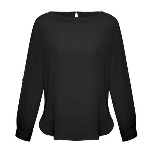 WORKWEAR, SAFETY & CORPORATE CLOTHING SPECIALISTS Ladies Madison Boatneck Blouse