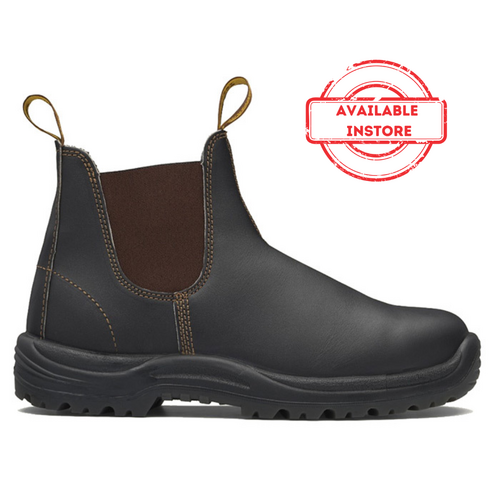 WORKWEAR, SAFETY & CORPORATE CLOTHING SPECIALISTS 172 - XTREME SAFETY - Brown premium oil tanned leather elastic side boot - v cut