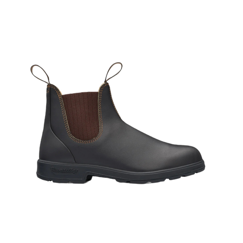 WORKWEAR, SAFETY & CORPORATE CLOTHING SPECIALISTS Brown premium leather elastic side boot