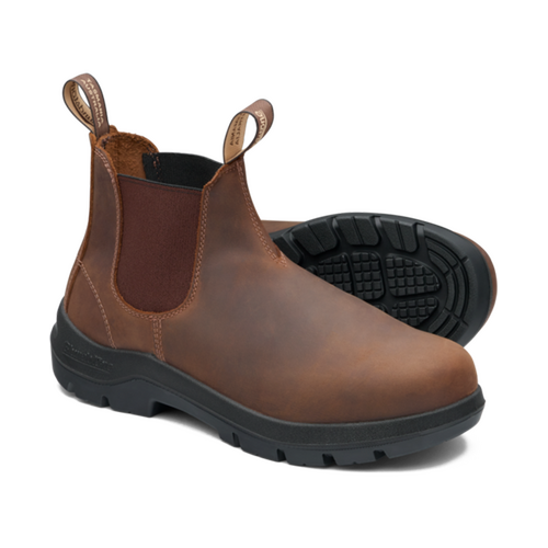 WORKWEAR, SAFETY & CORPORATE CLOTHING SPECIALISTS - Blundstone 720 WorkLife Teak Leather Elastic Side Boot
