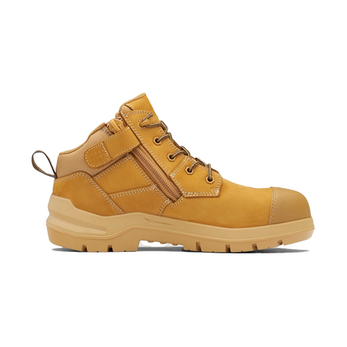 WORKWEAR, SAFETY & CORPORATE CLOTHING SPECIALISTS - DuraFit Wheat nubuck anti-static 115mm zip side safety boot