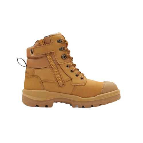 WORKWEAR, SAFETY & CORPORATE CLOTHING SPECIALISTS RotoFlex Wheat water-resistant nubuck 150mm zip sided safety boot