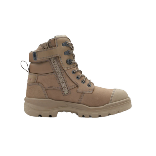 WORKWEAR, SAFETY & CORPORATE CLOTHING SPECIALISTS RotoFlex Stone water-resistant nubuck 150mm zip sided safety boot