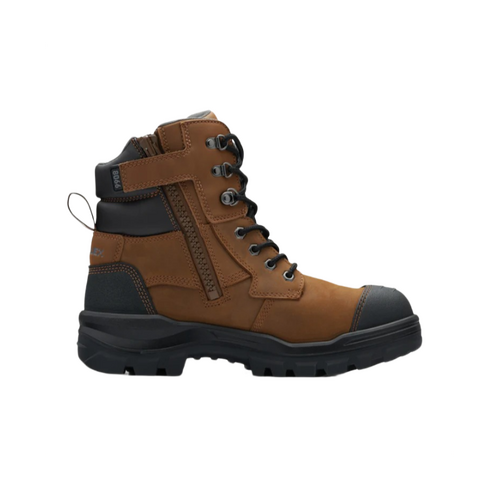 WORKWEAR, SAFETY & CORPORATE CLOTHING SPECIALISTS RotoFlex Saddle water-resistant leather 150mm zip sided safety boot