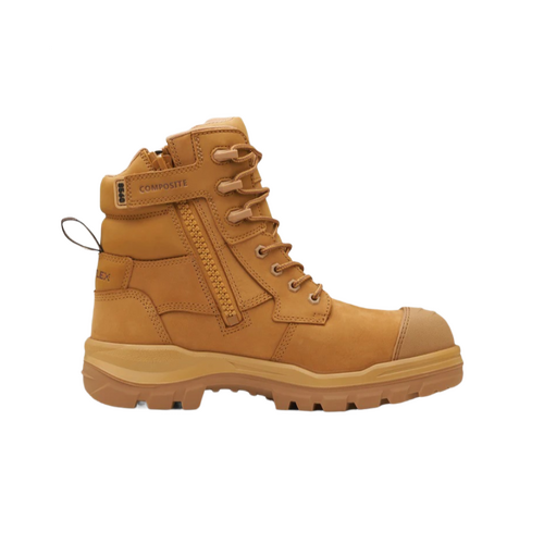 WORKWEAR, SAFETY & CORPORATE CLOTHING SPECIALISTS RotoFlex Wheat water-resistant nubuck 150mm zip side safety boot
