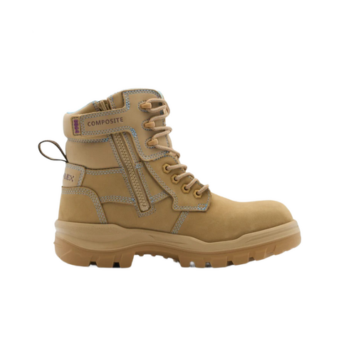 WORKWEAR, SAFETY & CORPORATE CLOTHING SPECIALISTS RotoFlex Women's Sand 135mm Zip Sided Safety Boot