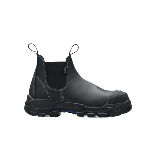 WORKWEAR, SAFETY & CORPORATE CLOTHING SPECIALISTS RotoFlex Black water-resistant Platinum leather elastic side safety boot