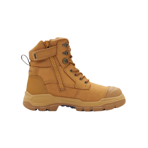 WORKWEAR, SAFETY & CORPORATE CLOTHING SPECIALISTS - RotoFlex Wheat water-resistant nubuck 150mm zip sided safety boot