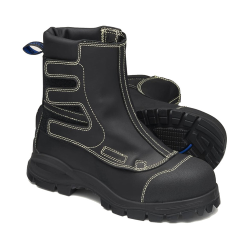WORKWEAR, SAFETY & CORPORATE CLOTHING SPECIALISTS - 981 - SPECIALTY APPLICATIONS - Black flame retardant smelter boot with scuff cap