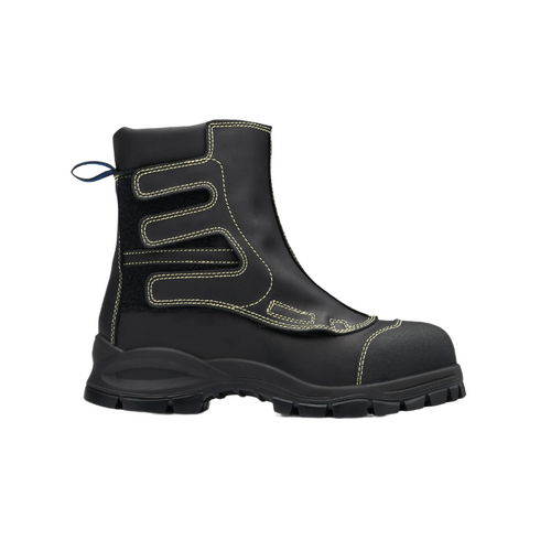 WORKWEAR, SAFETY & CORPORATE CLOTHING SPECIALISTS Black flame retardant leather smelter boot