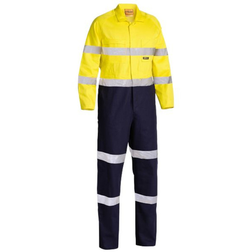 WORKWEAR, SAFETY & CORPORATE CLOTHING SPECIALISTS - TAPED HI VIS DRILL COVERALL