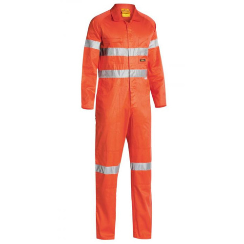 WORKWEAR, SAFETY & CORPORATE CLOTHING SPECIALISTS - HI VIS LIGHTWEIGHT COVERALLS 3M REFLECTIVE TAPE