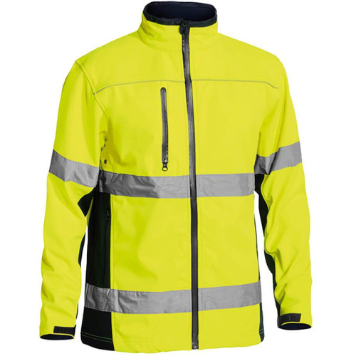 WORKWEAR, SAFETY & CORPORATE CLOTHING SPECIALISTS TAPED HI VIS SOFT SHELL JACKET