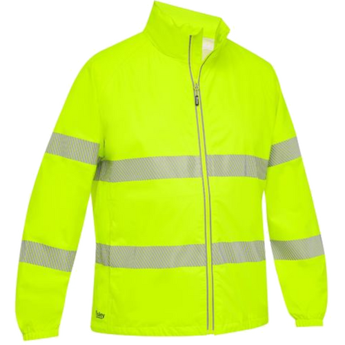 WORKWEAR, SAFETY & CORPORATE CLOTHING SPECIALISTS - Taped Hi Vis Packable Lightweight Ripstop Rain Jacket