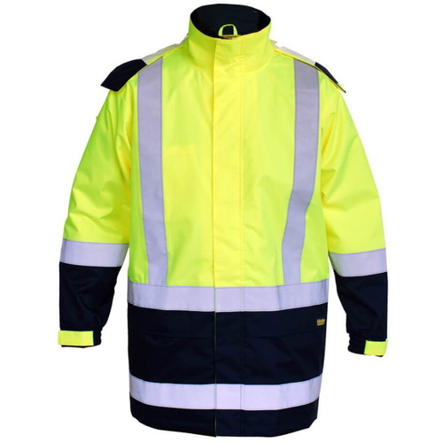 WORKWEAR, SAFETY & CORPORATE CLOTHING SPECIALISTS TAPED HI VIS RAIN SHELL JACKET