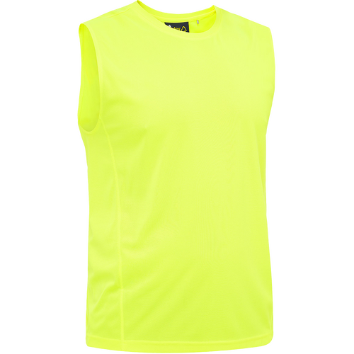 WORKWEAR, SAFETY & CORPORATE CLOTHING SPECIALISTS - Recycled Hi Vis Muscle Tank