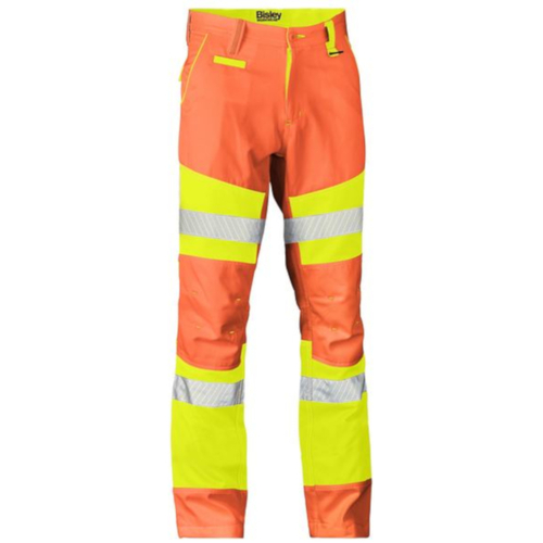 WORKWEAR, SAFETY & CORPORATE CLOTHING SPECIALISTS - DISCONTINUED - TAPED BIOMOTION DOUBLE HI VIS PANTS