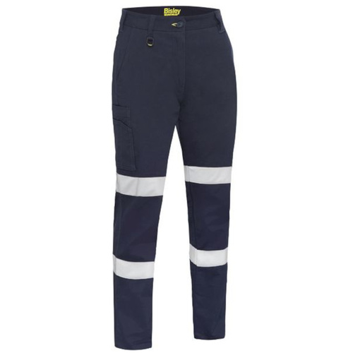 WORKWEAR, SAFETY & CORPORATE CLOTHING SPECIALISTS WOMEN’S TAPED STRETCH COTTON DRILL CARGO PANTS
