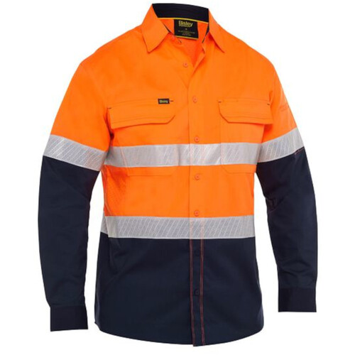 WORKWEAR, SAFETY & CORPORATE CLOTHING SPECIALISTS - Men s X Airflow  Hi Vis Taped Laser Long Sleeve Shirt