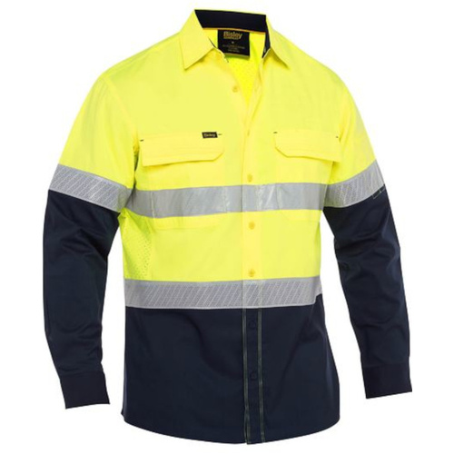 WORKWEAR, SAFETY & CORPORATE CLOTHING SPECIALISTS Men s X Airflow  Hi Vis Taped Laser Long Sleeve Shirt