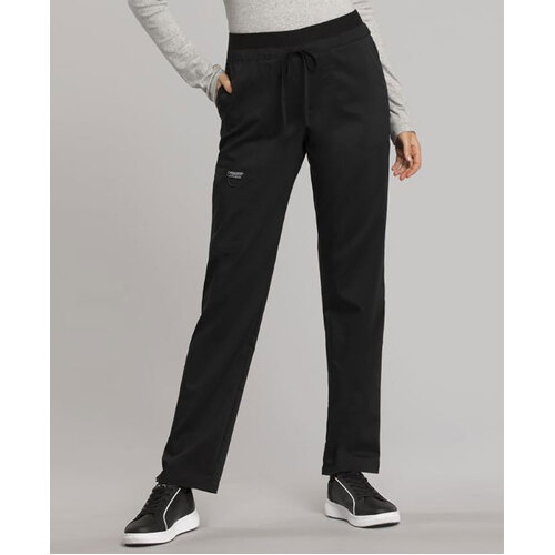 WORKWEAR, SAFETY & CORPORATE CLOTHING SPECIALISTS - Revolution - HIGH WAISTED KNIT BAND TAPERED WOMEN'S PANT - Regular