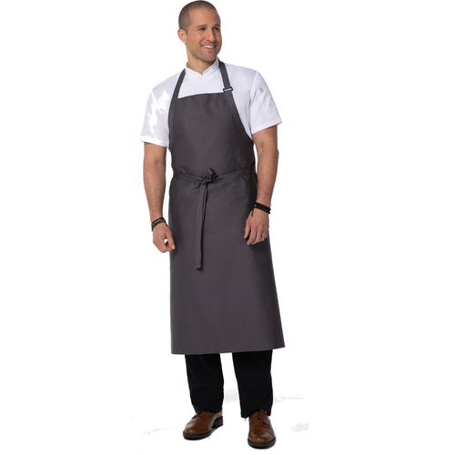 WORKWEAR, SAFETY & CORPORATE CLOTHING SPECIALISTS - Large Adjustable Bib Apron No Pockets