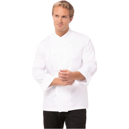 WORKWEAR, SAFETY & CORPORATE CLOTHING SPECIALISTS - Milan Egyptian Cotton Chef Jacket