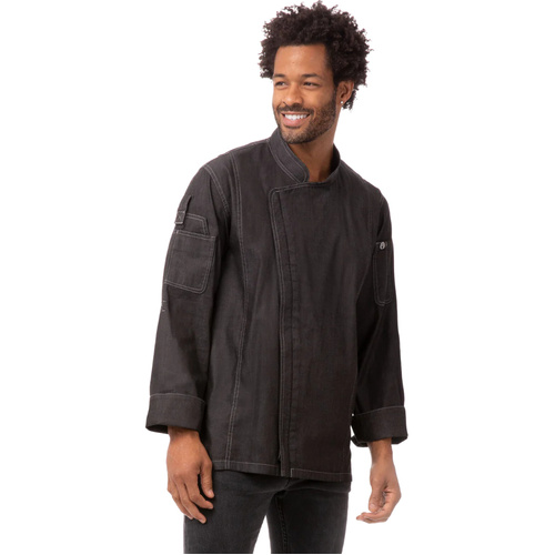 WORKWEAR, SAFETY & CORPORATE CLOTHING SPECIALISTS - Gramercy Mens Denim Chef Jacket