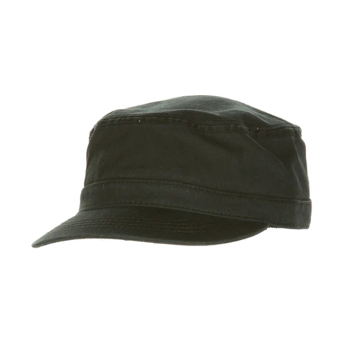 WORKWEAR, SAFETY & CORPORATE CLOTHING SPECIALISTS - Black Military Cap