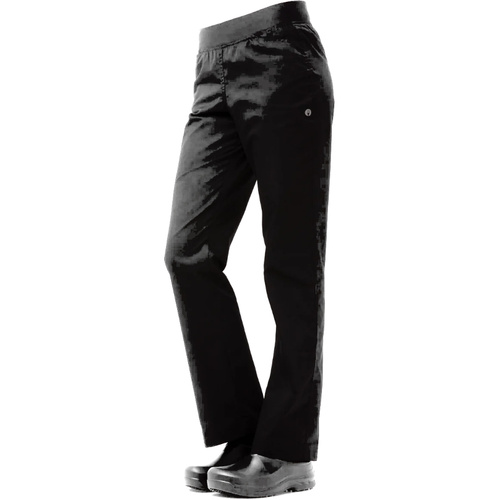 WORKWEAR, SAFETY & CORPORATE CLOTHING SPECIALISTS - Womens Black Lightweight Slim Pants