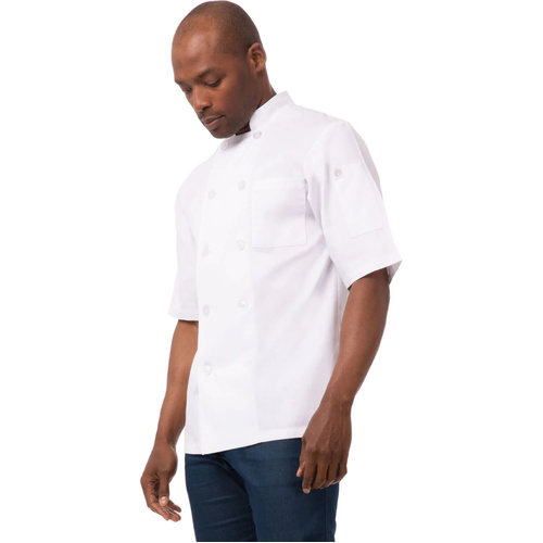 WORKWEAR, SAFETY & CORPORATE CLOTHING SPECIALISTS - Volnay Short Sleeve Chef Jacket