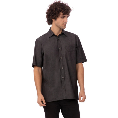 WORKWEAR, SAFETY & CORPORATE CLOTHING SPECIALISTS - Detroit Denim Short Sleeve Shirt