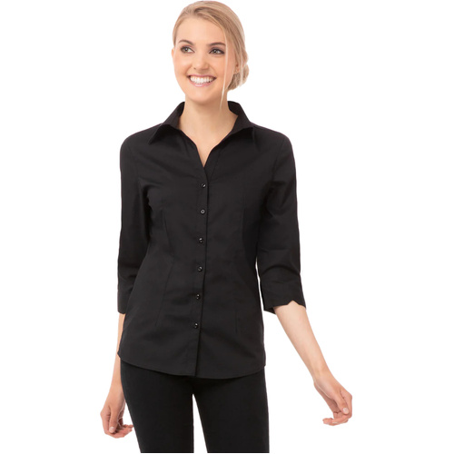 WORKWEAR, SAFETY & CORPORATE CLOTHING SPECIALISTS - Finesse 3/4 Fitted Stretch Shirt