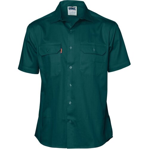 WORKWEAR, SAFETY & CORPORATE CLOTHING SPECIALISTS - Cool-Breeze Work Shirt - Short Sleeve