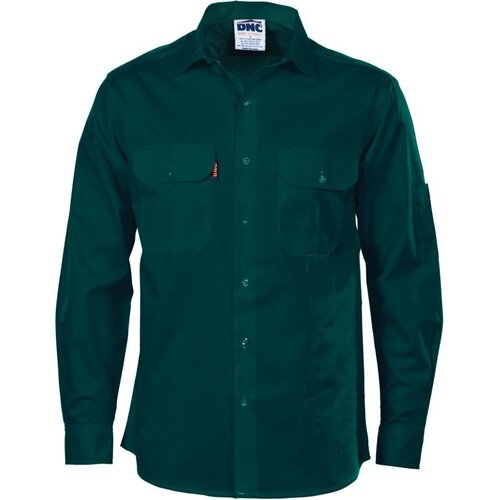 WORKWEAR, SAFETY & CORPORATE CLOTHING SPECIALISTS - Cool-Breeze Work Shirt- Long Sleeve