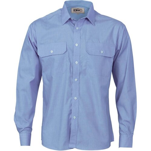 WORKWEAR, SAFETY & CORPORATE CLOTHING SPECIALISTS - Polyester Cotton Work Shirt - Long Sleeve