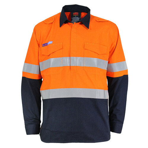 WORKWEAR, SAFETY & CORPORATE CLOTHING SPECIALISTS - INHERENT FR PPE1 2T C/F DN L/W Shirt