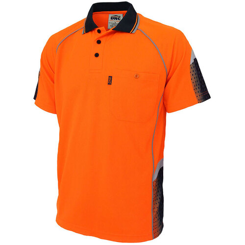 WORKWEAR, SAFETY & CORPORATE CLOTHING SPECIALISTS - HiVis GALAXY Sublimated Polo