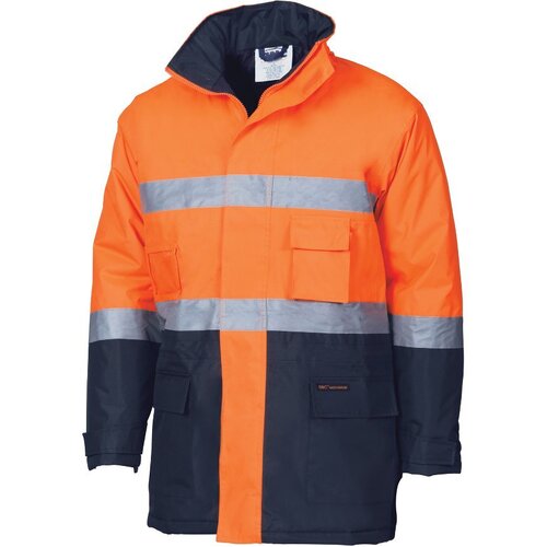 WORKWEAR, SAFETY & CORPORATE CLOTHING SPECIALISTS - HiVis D/N two tone parka