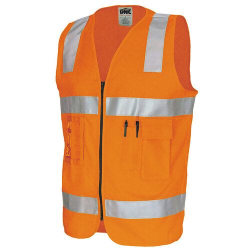 WORKWEAR, SAFETY & CORPORATE CLOTHING SPECIALISTS - Day/Night Cotton Safety Vests