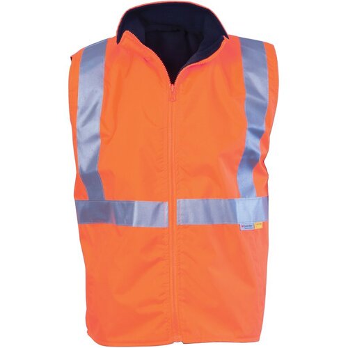 WORKWEAR, SAFETY & CORPORATE CLOTHING SPECIALISTS - HiVis Reversible Vest with 3M R/Tape