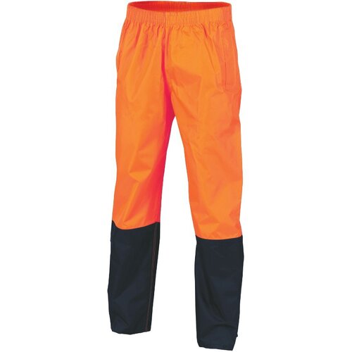 WORKWEAR, SAFETY & CORPORATE CLOTHING SPECIALISTS - HiVis Two Tone Light weight Rain pants