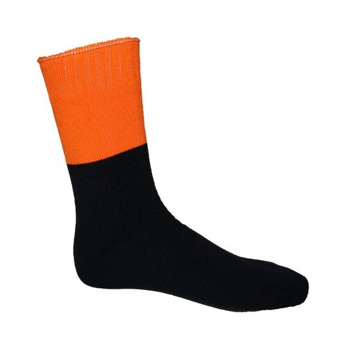 WORKWEAR, SAFETY & CORPORATE CLOTHING SPECIALISTS Extra Thick Hi-Vis 2 Tone Bamboo Socks