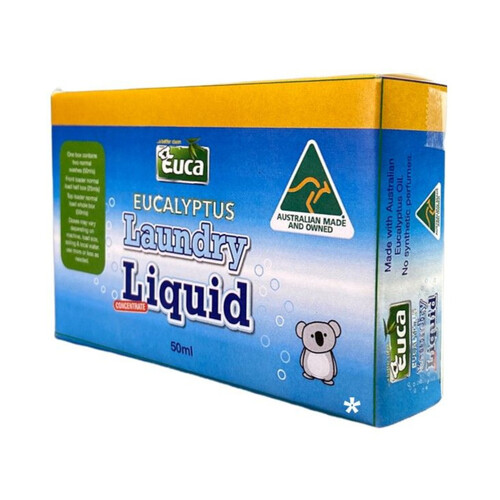 WORKWEAR, SAFETY & CORPORATE CLOTHING SPECIALISTS LAUNDROMAT LIQUID EUCALYPTUS 50ML BOX