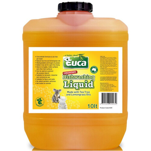 WORKWEAR, SAFETY & CORPORATE CLOTHING SPECIALISTS DISHWASHING LIQUID L/GRASS EUCALYPTUS 20LT