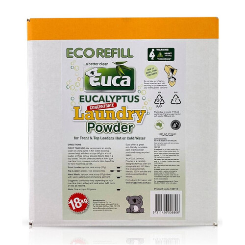 WORKWEAR, SAFETY & CORPORATE CLOTHING SPECIALISTS - LAUNDRY POWDER EUCALYPTUS 18KG BOX